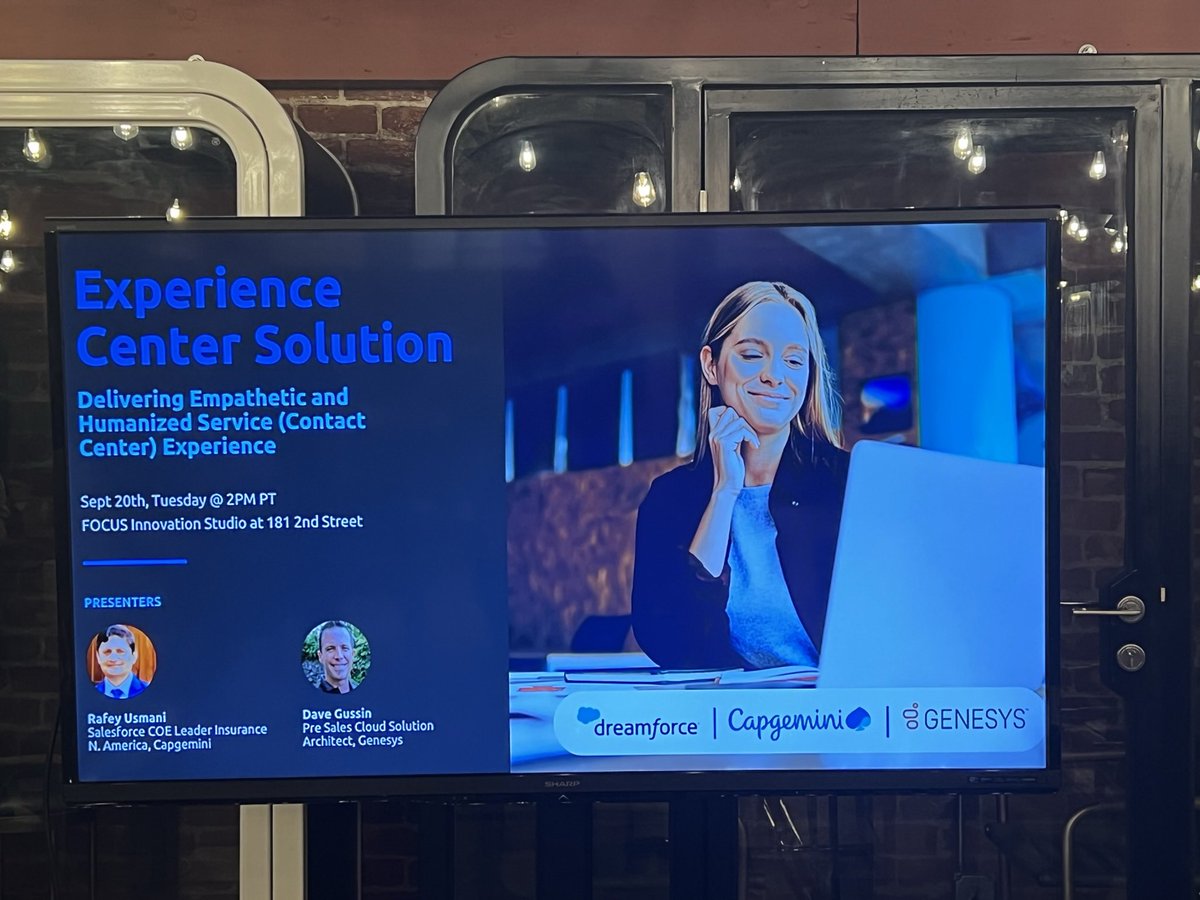 It was amazing to be a part of #DF22 and helping our clients create world class customer experiences #contactcentersolutions #cx #LeadGeneration #sfmc #crm