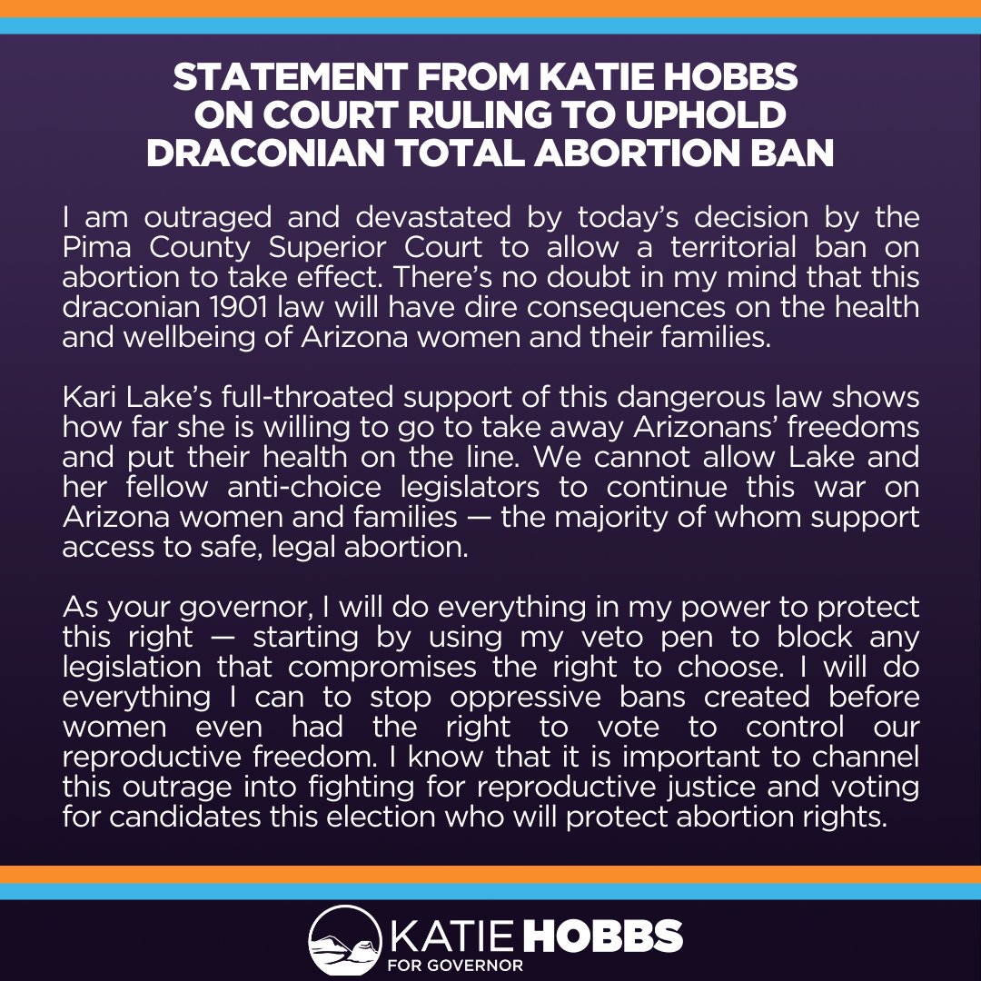 Katie Hobbs tweet media