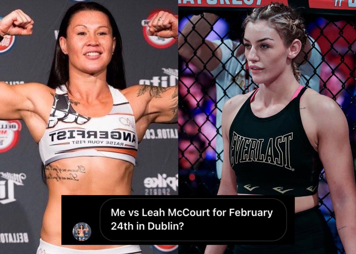 It is clear what Arlene Blencowe wants next 😳

Blencowe vs. McCourt in Dublin 2023 anyone? 😮‍💨

#Bellator285 #BellatorDublin #ArleneBlencowe #LeahMcCourt