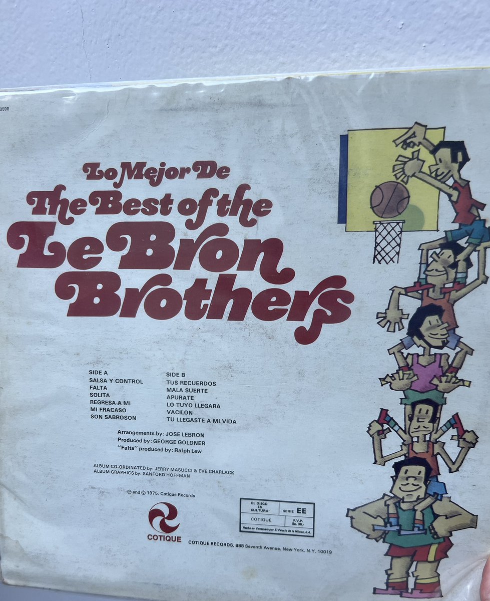 BrandanHalpin's tweet photo. I wonder if @KingJames knows this 1975 album exists. 🤔 https://t.co/FD5hwDXevp