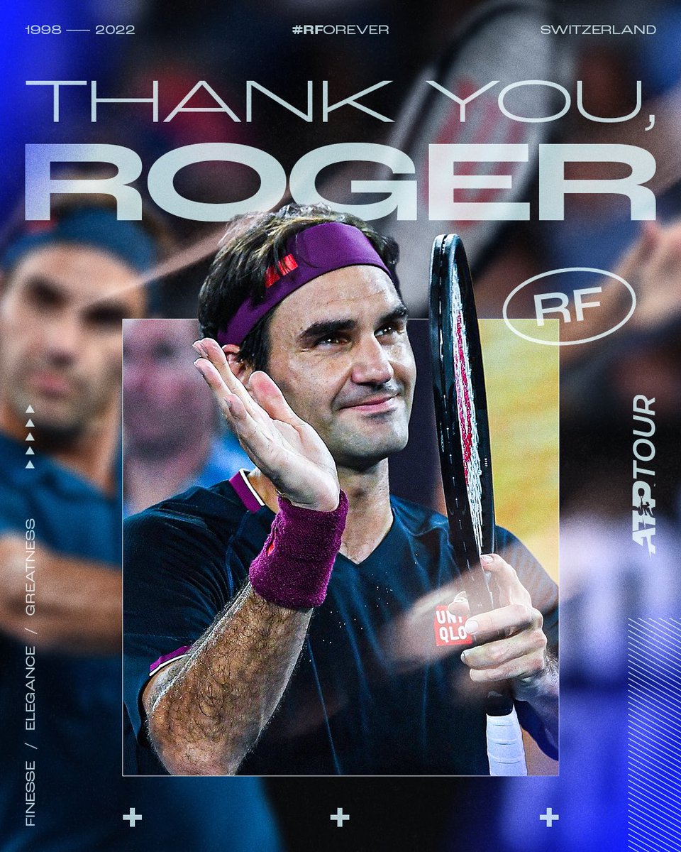 The end of an era, merci Roger ❤️ @rogerfederer | #RForever