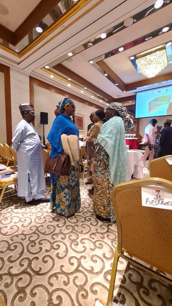 DepGovKaduna's tweet photo. From New York, the United States of America, the Deputy Governor of Kaduna State @DrHadiza has joined His Excellency President  @MBuhari,  the FG contingent and other delegates attending the UN General Assembly at the Launch of the Integrated National Financing Framework(INFF). https://t.co/hhnSzafBrj