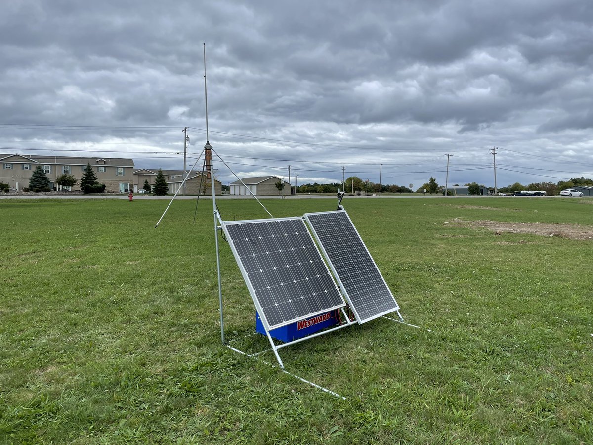 nsf_lee's tweet photo. The first Lightning Mapping Array (LMA) has been installed by @GeorgiaTech this week in upstate NY to give us 4D lightning observations across the Tug Hill! @SteigerScott @sunyoswego https://t.co/GFpwx6KOou