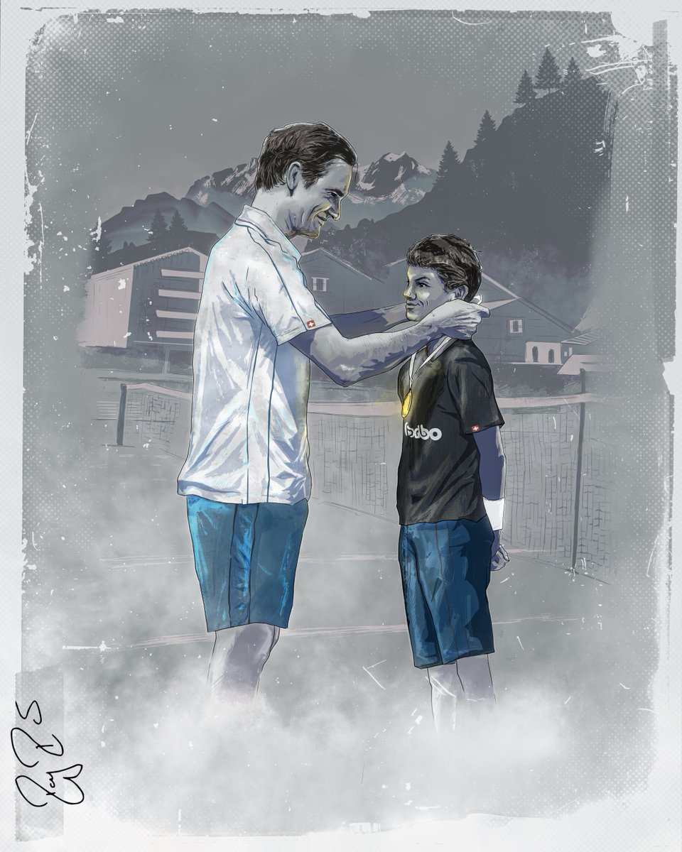 "At heart, I'm always going to be a ballboy" 

🥹 <a href="/rogerfederer/">Roger Federer</a> #RForever