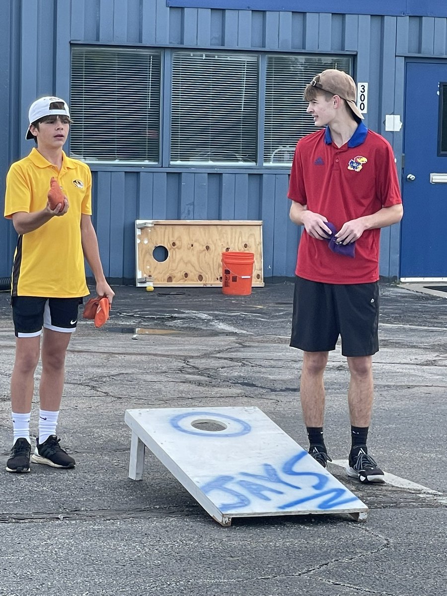 Thank you <a href="/Blue_Jay_Nation/">BlueJayNation</a> for the KC Ice truck for the freshmen tailgate! Class of 2026 loved the shaved ice, corn hole games, and tickets to the game and it’s safe to say Jay Crew enjoyed the treats and fun too🙌