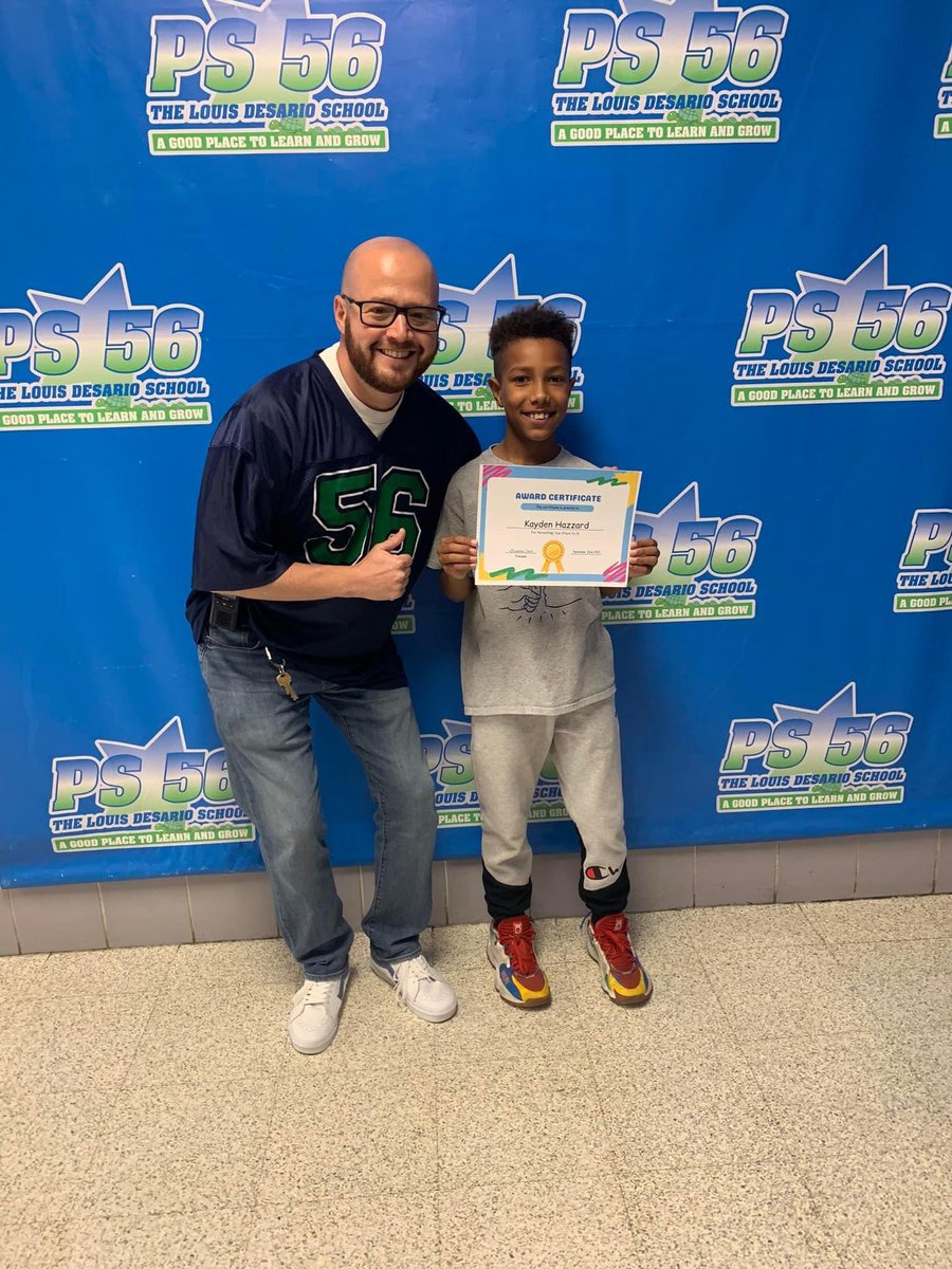 brandon_chall's tweet photo. @PublicSchool56 we are focusing on the #16HabitsofMind school wide. This week we recognized students who demonstrated #Persistence. They stuck it out and persevered! Here are a few of our students! #SEL @DrMarionWilson @CChavezD31 @JMarvinney @NYCSchools https://t.co/DuuQkFQ8Ol