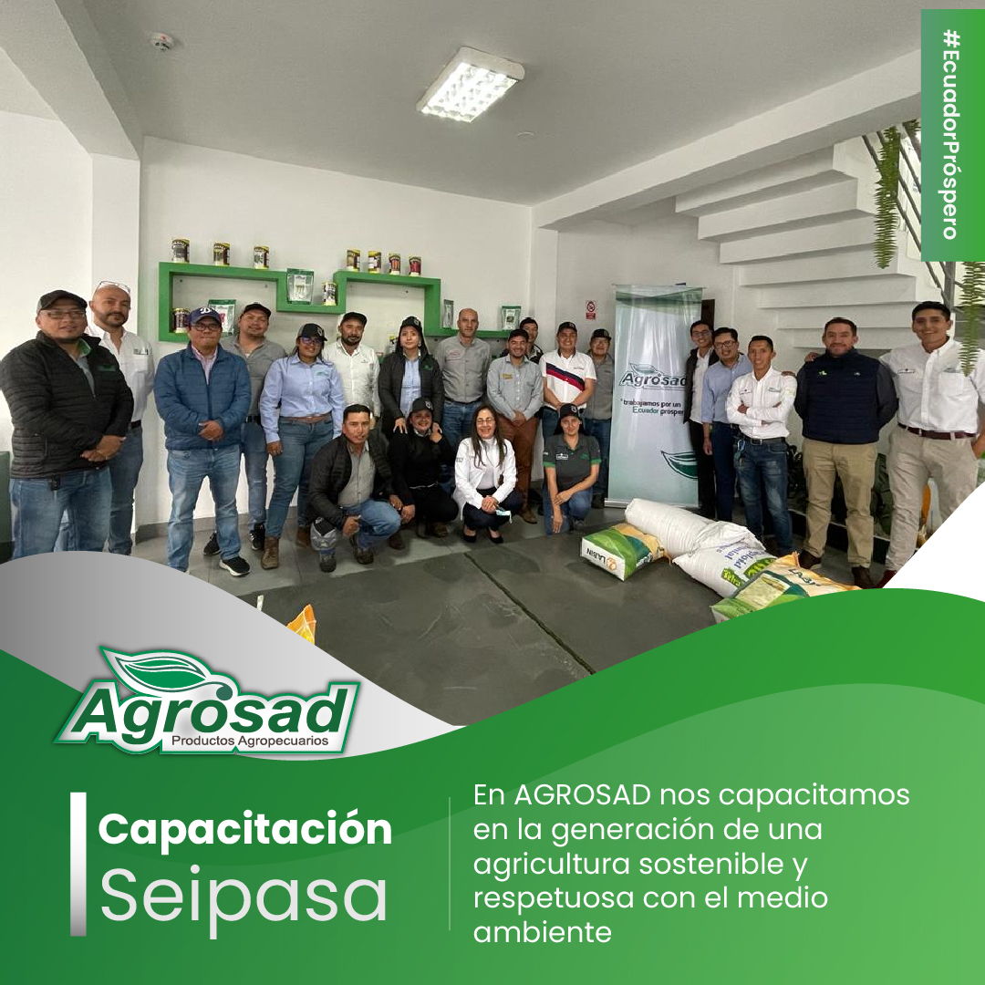 agrosad_ec's tweet photo. ¡Capacitación para la generación de un futuro verde y sostenible!

🍃 Junto con nuestro socio #Seipasa poniendo atención en el sector primario  para  ofrecer las mejores estrategias y soluciones para la agricultura.

#cienciaytecnologiaorganica #agriculturasostenible https://t.co/zm4ni5cTu1