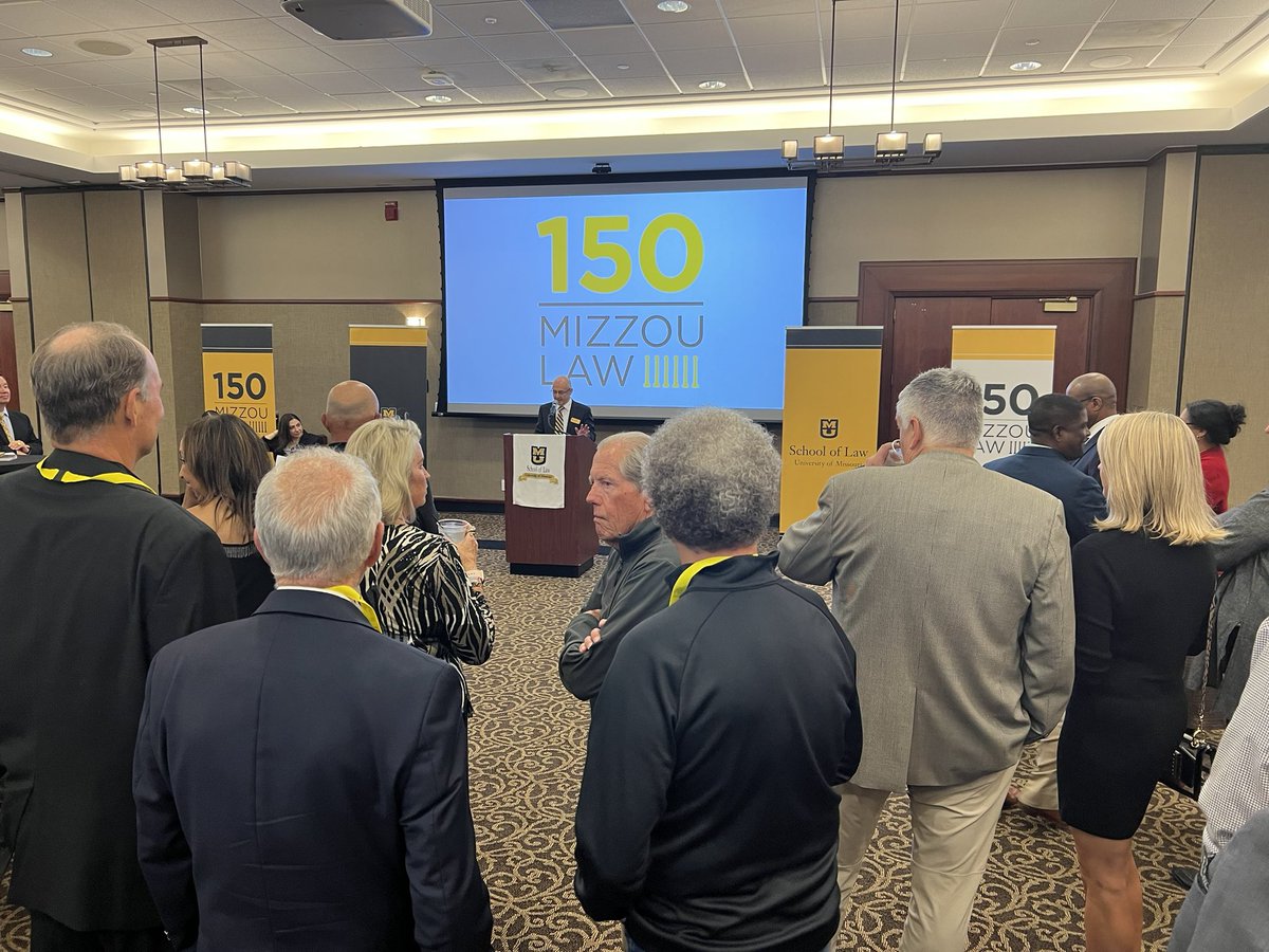 We are thrilled to welcome nearly 300 @mizzoulaw alumni tonight for our welcome reception!