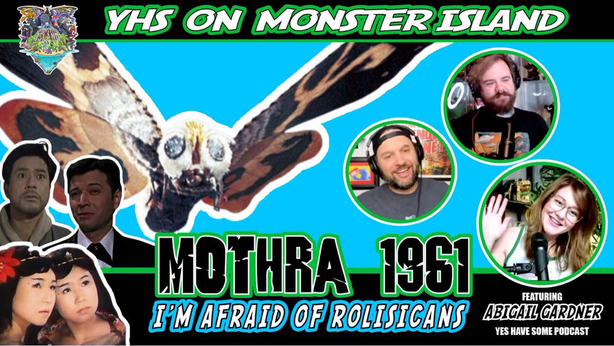 We’re back and with a special guest! <a href="/splash_mommy/">Abigail</a> from <a href="/YHSPodcast/">Yes Have Some</a> joins us to talk all things Mothra! 

youtu.be/WiLhPczdMHI