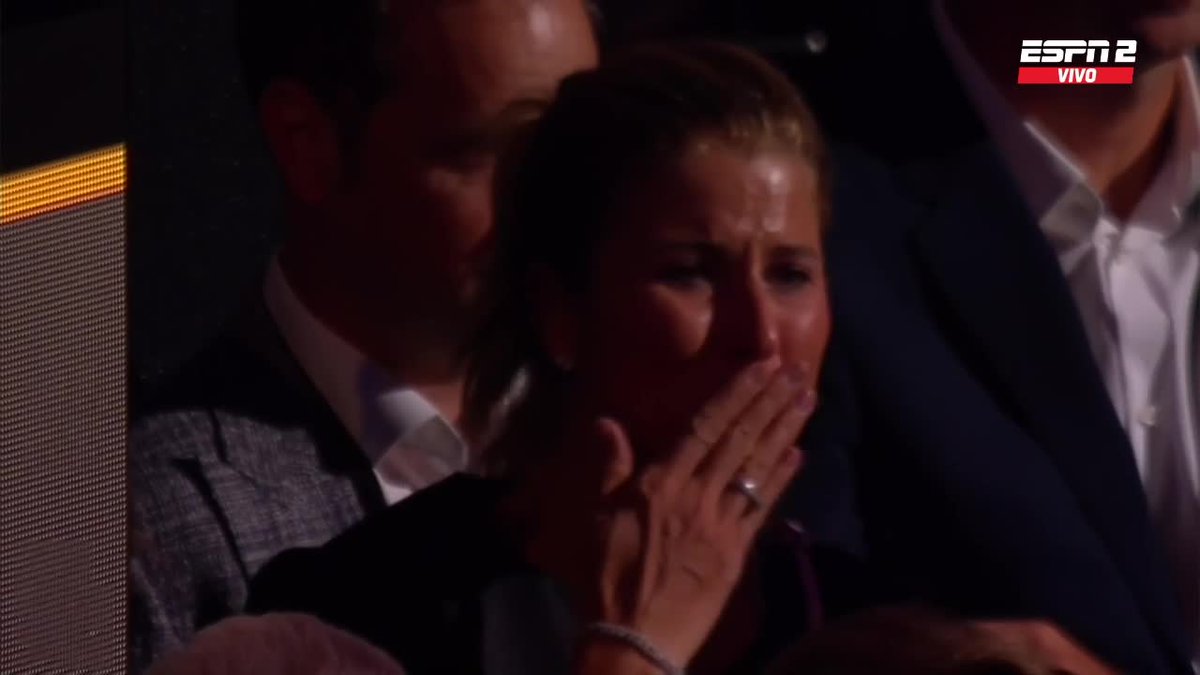 ESPNtenis's tweet photo. ♥️ Mirka.

#HastaSiempreRoger https://t.co/4YLUZstcFf
