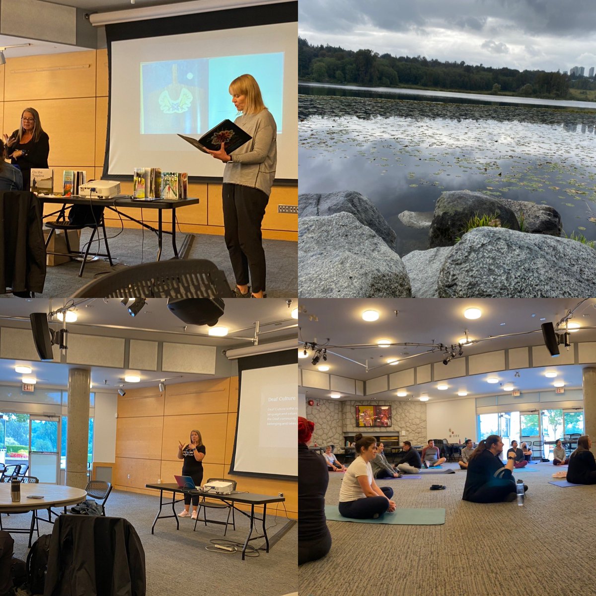 southslopeSD41's tweet image. Another great pro d day @southslopeSD41/BCSD. Wellness, Deaf Culture, and Story were the themes that guided our day. Thank you to all the teacher-leaders to led the way. @ShadboltCentre thank you for hosting us! #community #FirstPeoplesPrinciplesofLearning #wellness