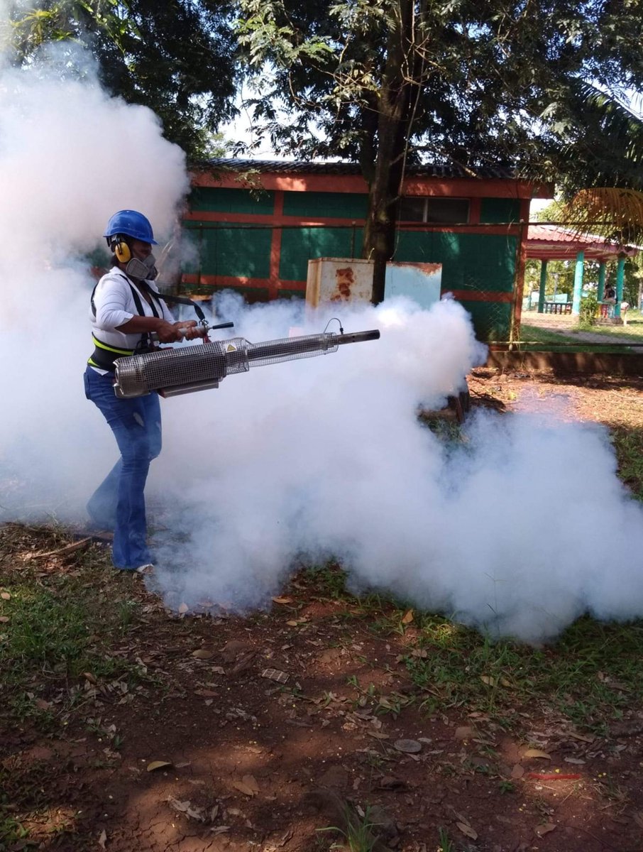 RedComElAyote's tweet photo. ‼️Brigadistas contra el dengue‼️
Brigadistas de salud del Municipio #ElAyote y sus comunidades rurales en práctica de inspección y técnica de fumigación. A demás se les entregó su certificado de participación.

#SaludEnFamiliaYComunidad
#ActivosContraElDengue
#VictoriaDeLaPaz https://t.co/4ZAgTnCGaI
