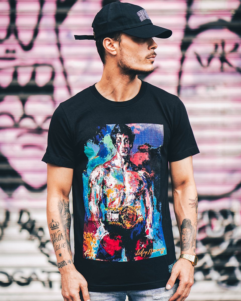 The new collection from our collaboration with Superare is now live! For Superare's debut Rocky capsule they utilized the timeless LeRoy Neiman Foundation artwork that's previously never been available on apparel. Visit Superare in NYC or LA or shop their site now to grab yours!