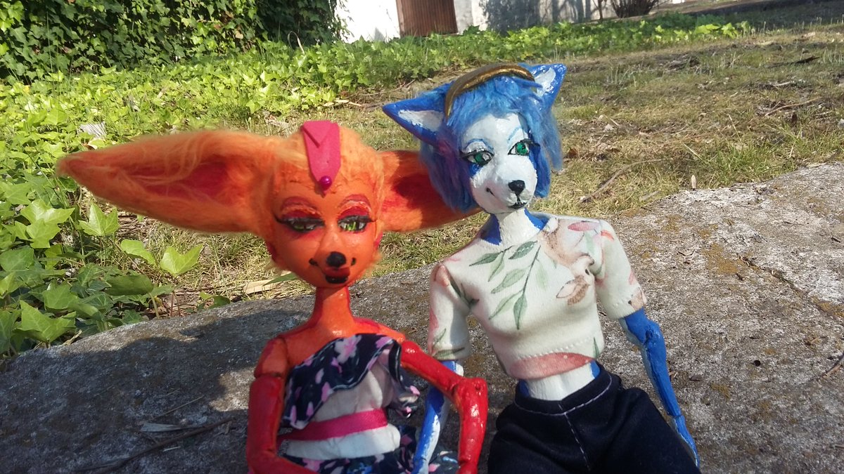 MerBleue666's tweet photo. The girl(friends)!
#starfox #krystal #faraphoenix #dollcustom https://t.co/3SUsaDhIih