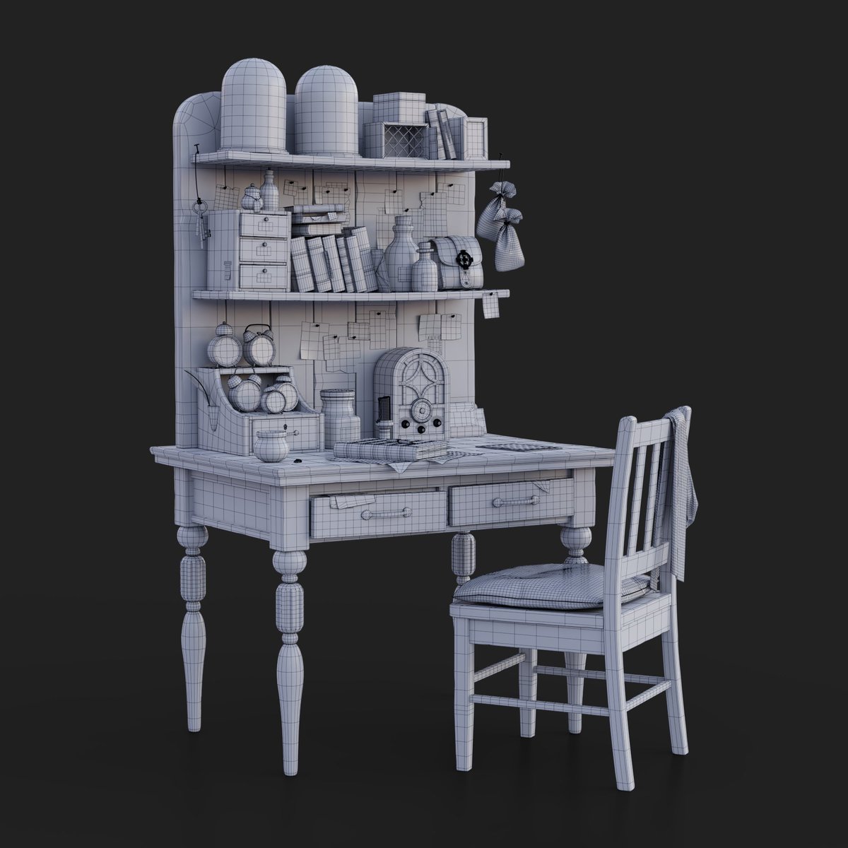 mobolaji_3d's tweet photo. I haven't done any 3D art in a very longtime and I really enjoyed this one. Check out my latest work "Study Desk". Concept art by @mogo_shin :)
#Blender3d #b3d #substancepainter #3drender https://t.co/B9T4ajyLK5