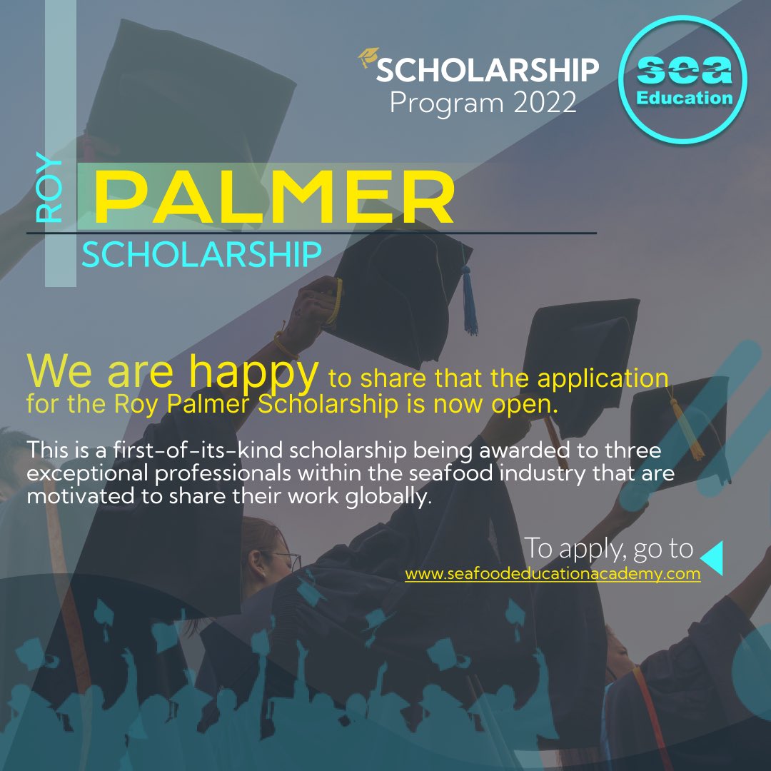 Much Good News coming from Australia. 

Roy Fellowship Scholarships 2022. 

Apply Here  bit.ly/3dwvQnP

#fellowship #intership #schoolarship #students #aquiaculturebusiness #seafoodfraternity #seafood #academy #learning #trainingmaterial #scholarship