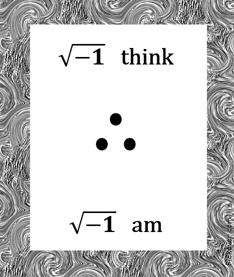 pickover's tweet image. This joke combines mathematics and philosophy.