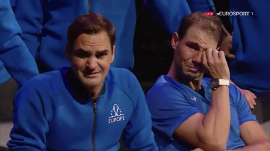 Play so your fiercest rival is like this when you retire #federer