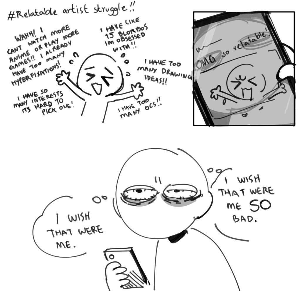 Le relatable artist strugglez 