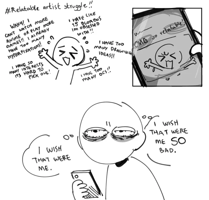 Le relatable artist strugglez 