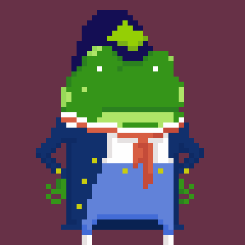 land_froggy's tweet photo. Frogland inhabitant #2230 from the Fly Rink Combining Machine!
#nftcommunity #nft #nftart #nftcollector #frogland #ffr #froglandflyrink #pixelart #crypto #cryptoart #nftdrop #nfts #pfp
 23-Sep, 6:2PM https://t.co/2wiYXJro9g