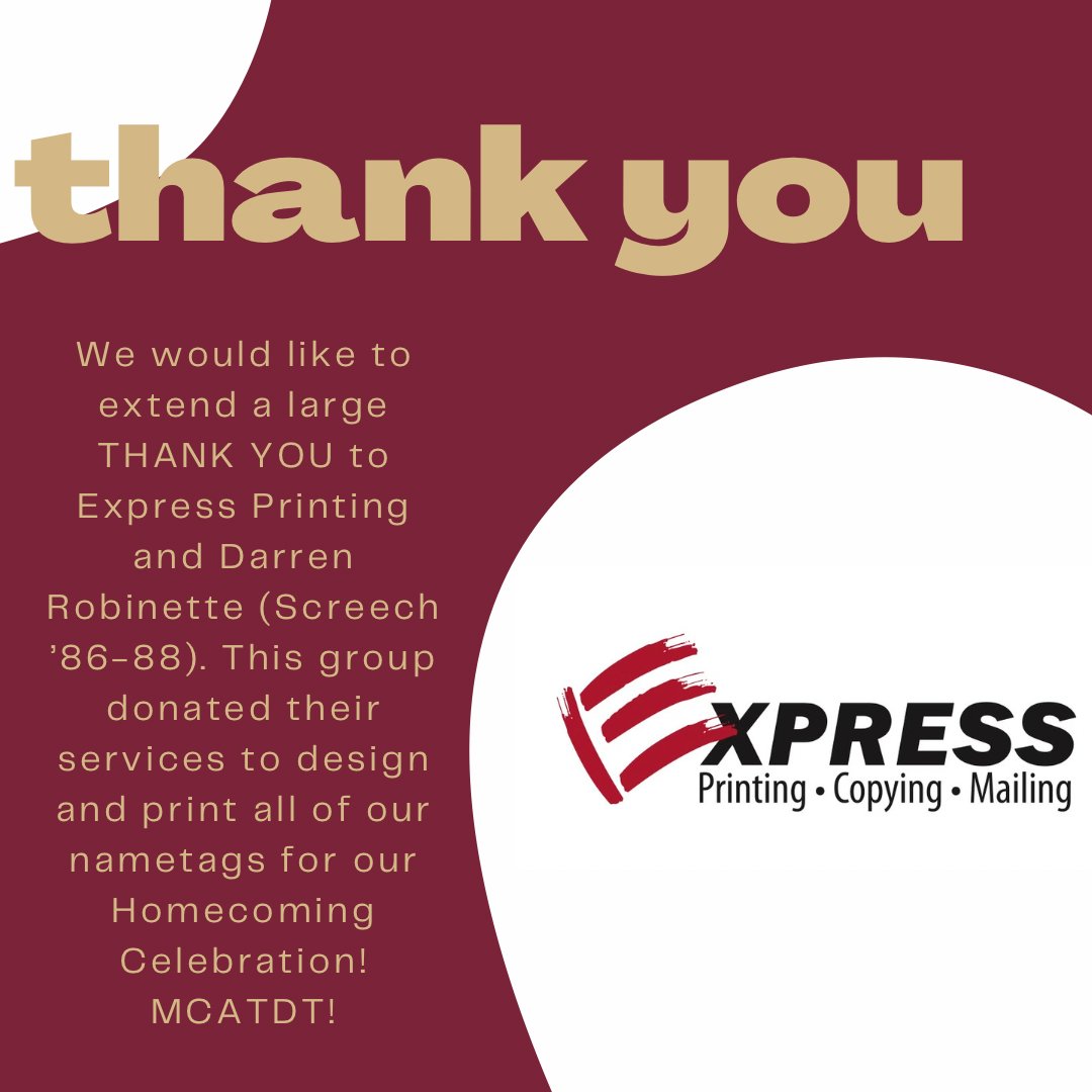 FSUMCA's tweet photo. THANK YOU to this Chiefs Alum owned business for your support!!  Visit https://t.co/5eNgBoi0CF for more info ❤️💛 https://t.co/J1b1ASKjsZ