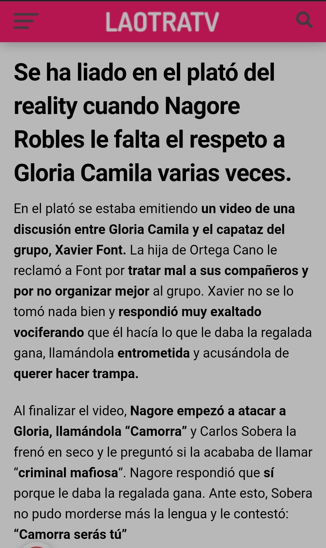 Gloria Camila Twitter