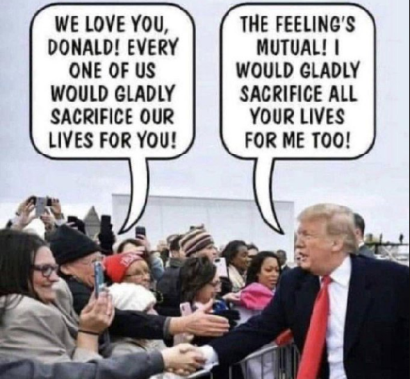 DiverseGenre's tweet photo. We the people love you Donald https://t.co/XcaQ6gc69O