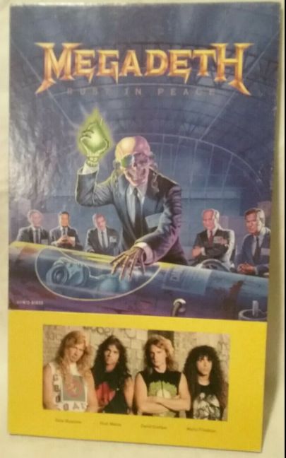BertBringe's tweet photo. @themetalvoice Album - 8 stars
Album cover - 9 stars

-----

Below a shot of a counter display.
(little blurry - got better pics somewhere)

Normally when I sell something, I quit posting my pics.  Since I got rid of it last Christmas, here's one more last look at it.

#Megadeth #CounterDisplay https://t.co/nXKf8BwBEL