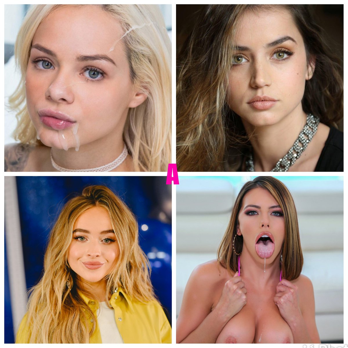 Xsexycelebs  Hot Choices Which pornstar x Celeb group are you choosing for an oral only group night.