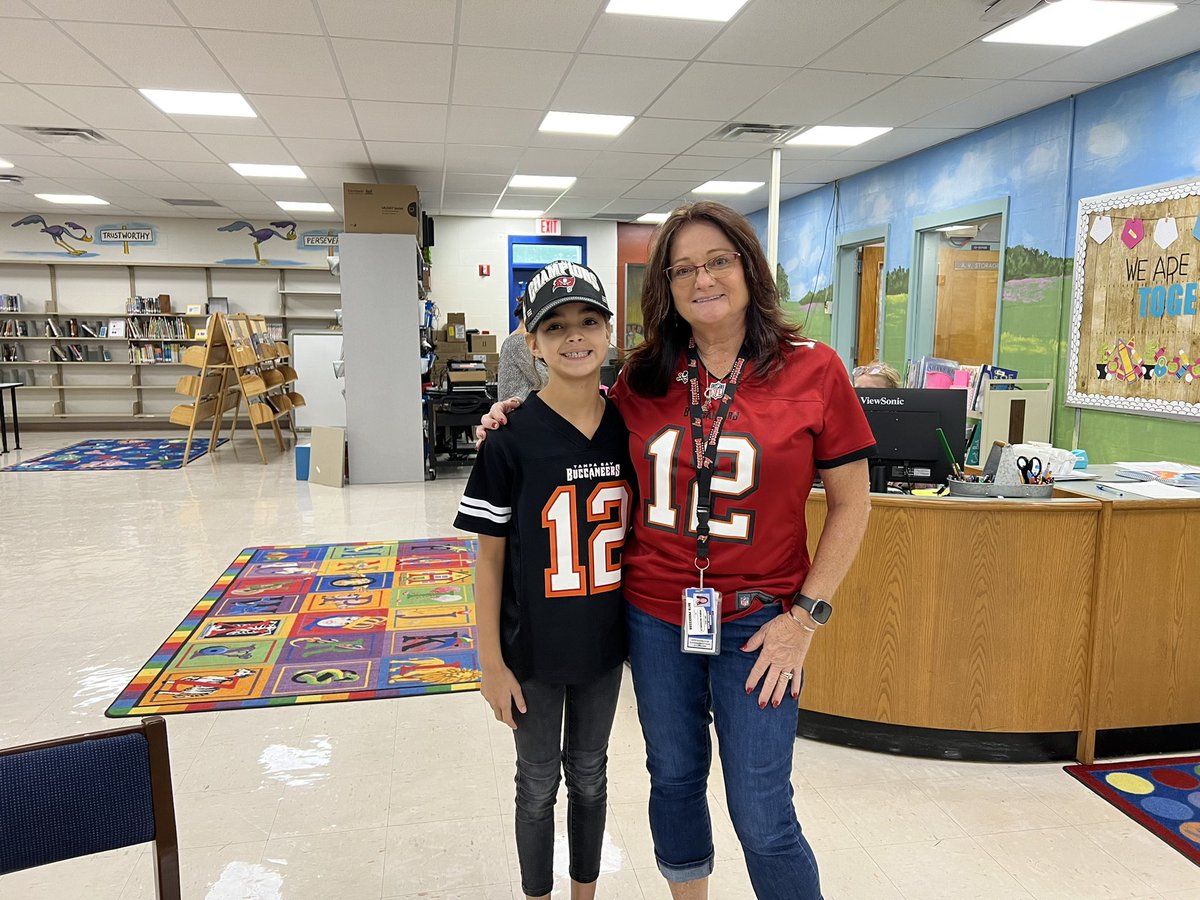 Cheering on the Bucs! <a href="/BucsFoundation/">Tampa Bay Buccaneers Foundation</a> #GoBucs