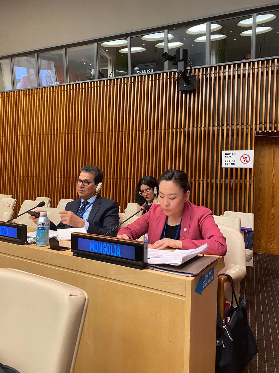 nymongolia's tweet photo. #OTD the #Group77 Ministerial Meeting on the sidelines of #UNGA77 discussed the issue of “Addressing the food, fuel, and finance crises and
pathways towards achieving the #SDGs”. https://t.co/5mAjiuoPIZ