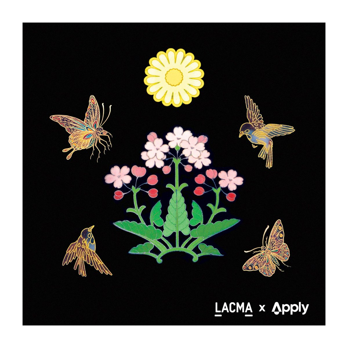 A sticker collaboration more than 100 years in the making: <a href="/LACMA/">LACMA</a> x <a href="/ApplyStickers/">Apply</a> 🦋🕊️🌼 applystickers.com/collections/la…