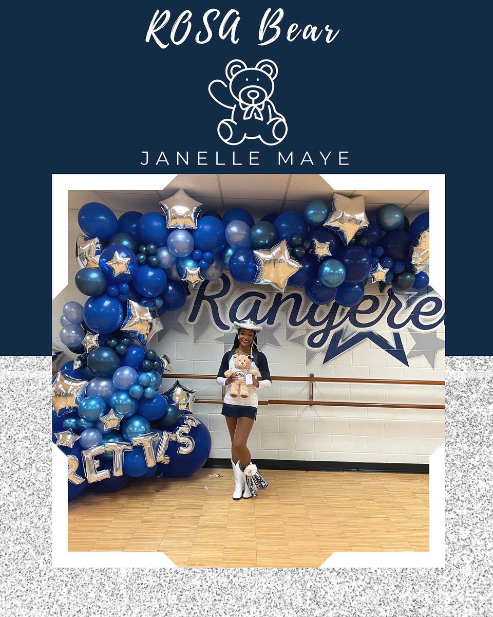 LSHSRangerettes's tweet photo. Congratulations to Rangerette of the Game, Hannah C! And cheers to Janelle for receiving Rosa Bear! ππ» #Game4 #LSHSvsWakeland #MakeOurMARK https://t.co/Jga2B293e9