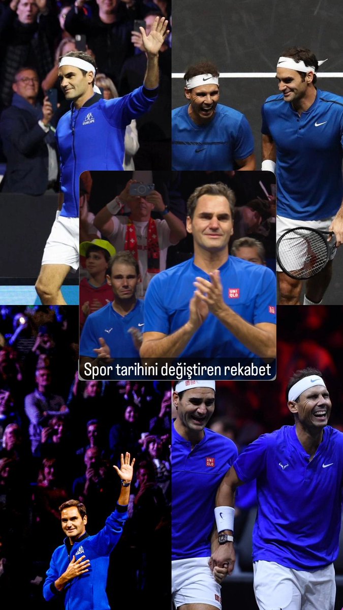 Düşünsene... En büyük rakibin seninle son bir maça çıkabilmek için geliyor, maçın sonunda herkesten çok göz yaşı döküyor.
#Federer #nadal #FedalForever #LaverCup #FedererOneLastTime #FedererNadal