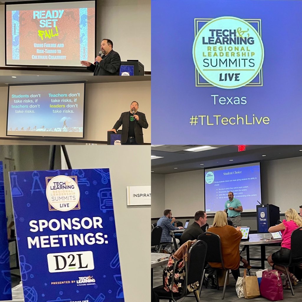 hwatson324's tweet photo. A quick 24 hours in Austin with some of the most innovative and creative educators 👏🏻👏🏻@D2L #lifeatD2l 

TLTechlive @techlearning https://t.co/l0tzkdHQ85