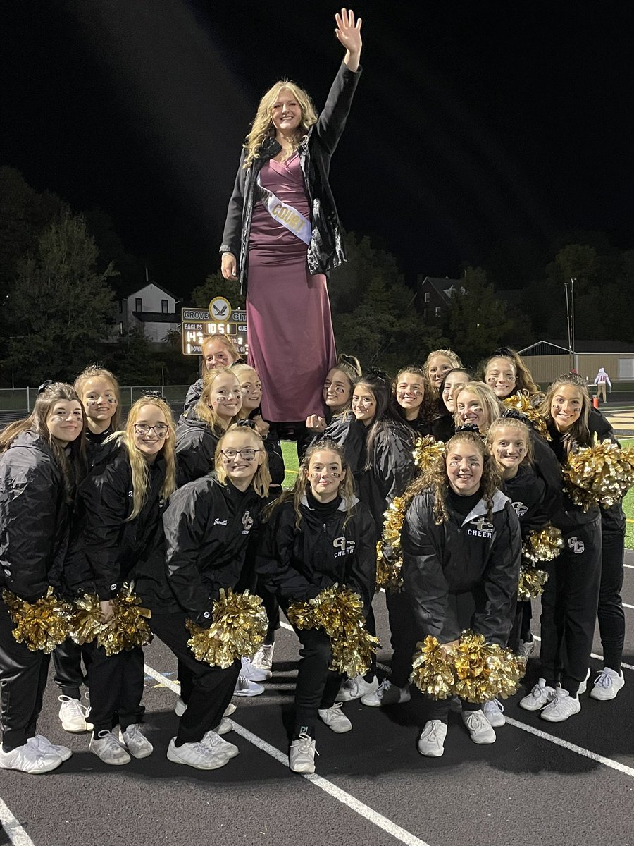 GCHSEaglesCheer's tweet photo. We love our princess, Autumn Hurst! https://t.co/aQFWyZgC7Z