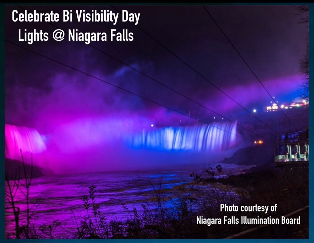 BiRequestNYC's tweet photo. Reminder…

Celebrate Bi Visibility Day with the 2nd Annual Lights @ Niagara Falls

BiRequest and The Niagara Falls Illumination Board present a special event for Bi Visibility Day, September 23, 2022. https://t.co/pad9506ayB