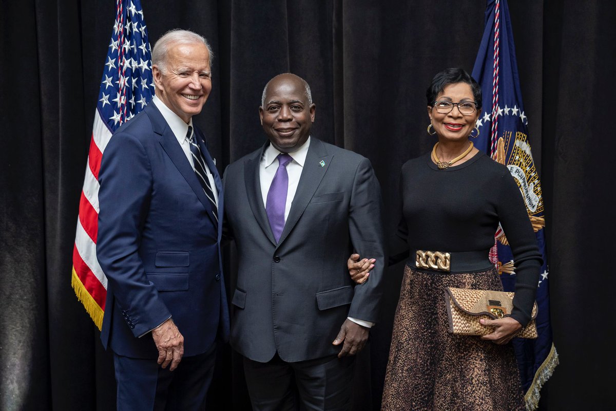 Moca_Foundation's tweet photo. BP Breaking| From King Charles to President Joe Biden Prime Miniater Philip Brave Davis KC MP and Ann Marie are laying the case for the Bahamian People in the highest places of the world.

BAHAMAS IS BACK!!! https://t.co/zkGtO9nNqW