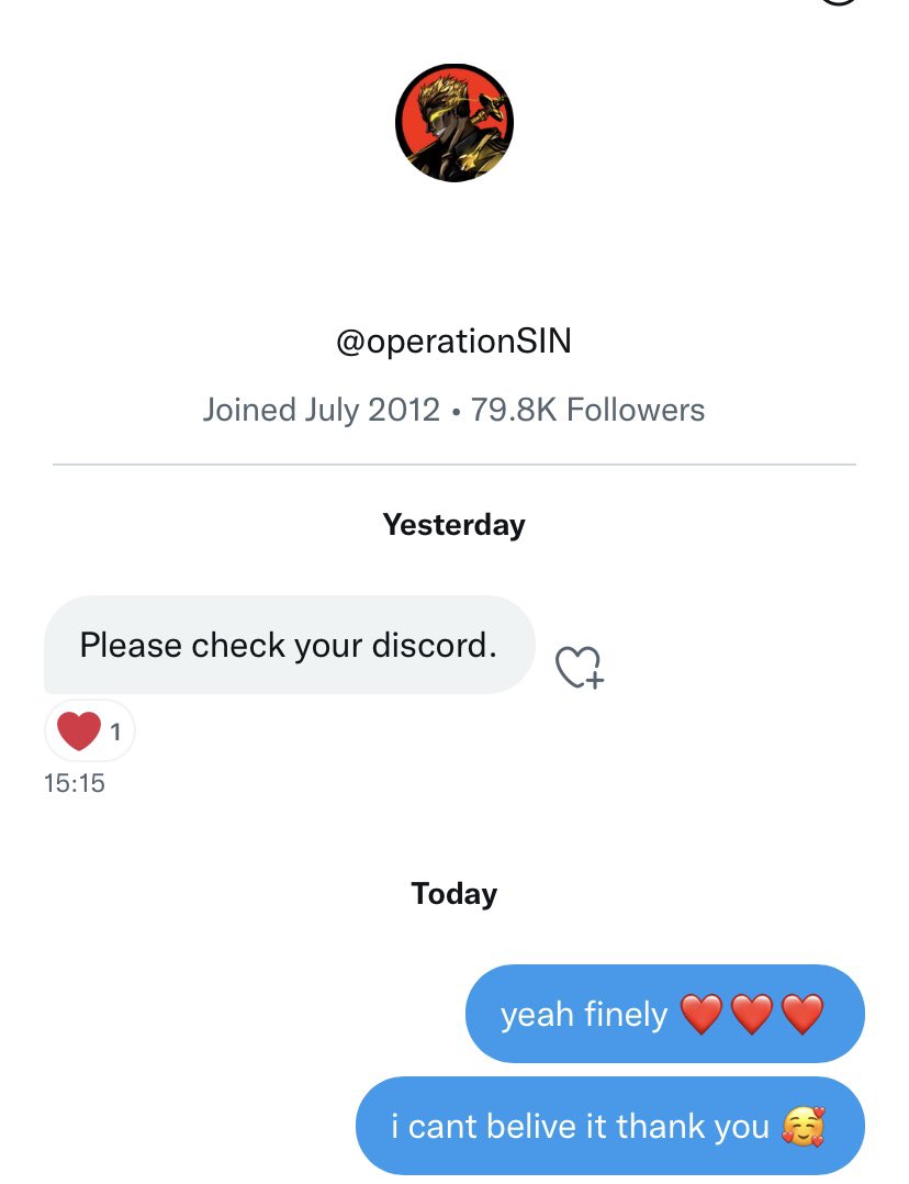 Omg, I can't believe this finally I got this good news from a legend <a href="/HatoETH/">Hato</a> I'm our the moon and back lol it's the motivation step for me #SINNERS you all are witnesses it's over a 4month since I started my journey with <a href="/OperationSIN/">operationSIN</a> hard work always paid off thanks <a href="/HatoETH/">Hato</a> ❤️