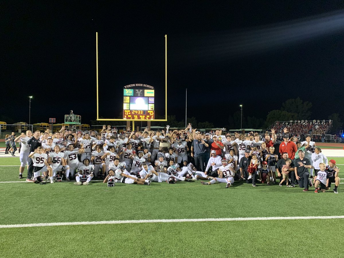 🐴🏈
Broncos 52
Millers 13

That’s 5 in a row for <a href="/1BroncoFootball/">Mustang Football</a>!