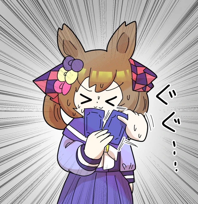 無人島に持っていくなら?道具or食料orひまつぶし#ひとくちファル子 #ウマ娘 #スマートファルコン 