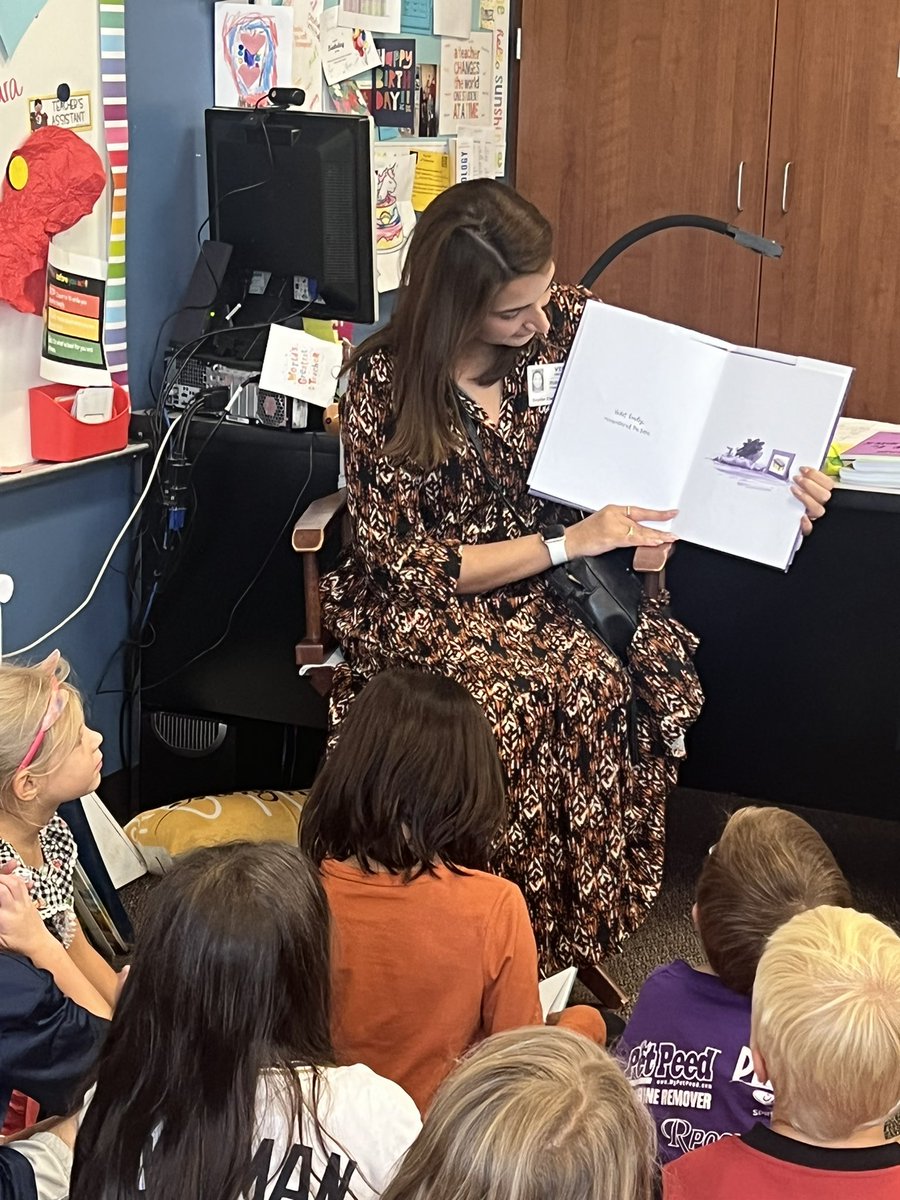 MrsSurawski's tweet photo. It was so fun to see a student and parent read to us together! @SnyderStallions https://t.co/SxGw3a9Tjp
