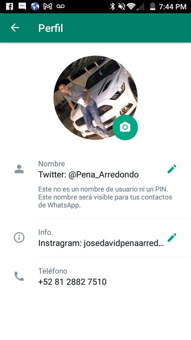 Mi segundo WhatsApp. &iquest;Para qu&eacute;?, nose. https://t.co/7WXx35zDbE