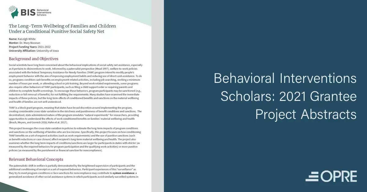 What is the effect of reducing perceived discrimination on job satisfaction, retention, and performance? Learn more about this other dissertation projects funded by our Behavioral Interventions Scholars grant program. #BehavioralScience @MITEcon buff.ly/3yMWOOA