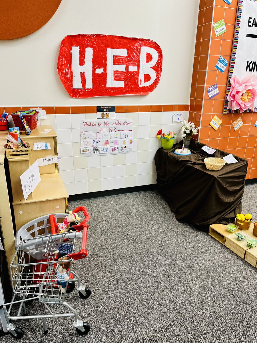 tiffanykeske's tweet image. Our @HEB is ready to go in Kinderville!  Purposeful play at its finest! #purposefulplay #studentcreated #NTtrailblazers #1LISD