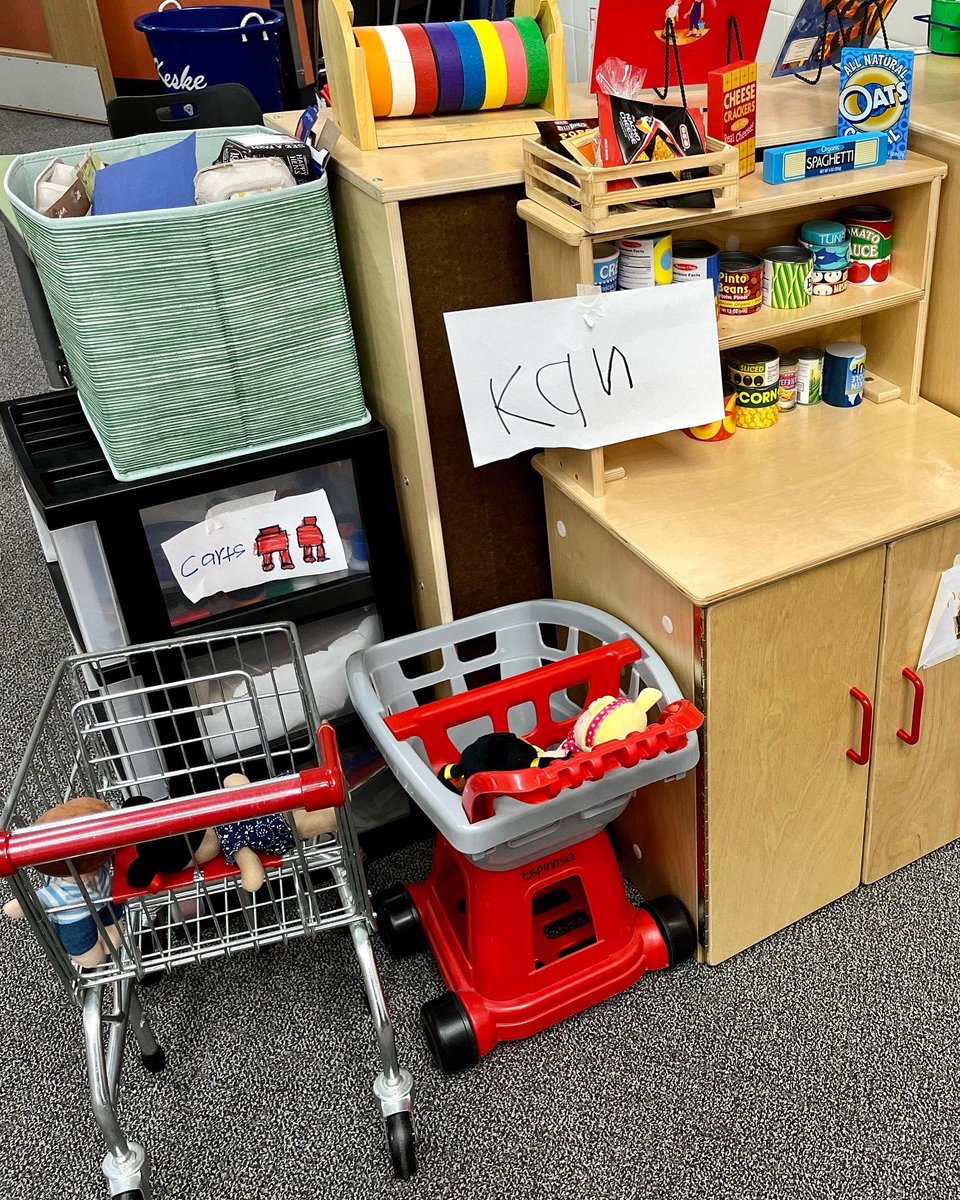 tiffanykeske's tweet image. Our @HEB is ready to go in Kinderville!  Purposeful play at its finest! #purposefulplay #studentcreated #NTtrailblazers #1LISD