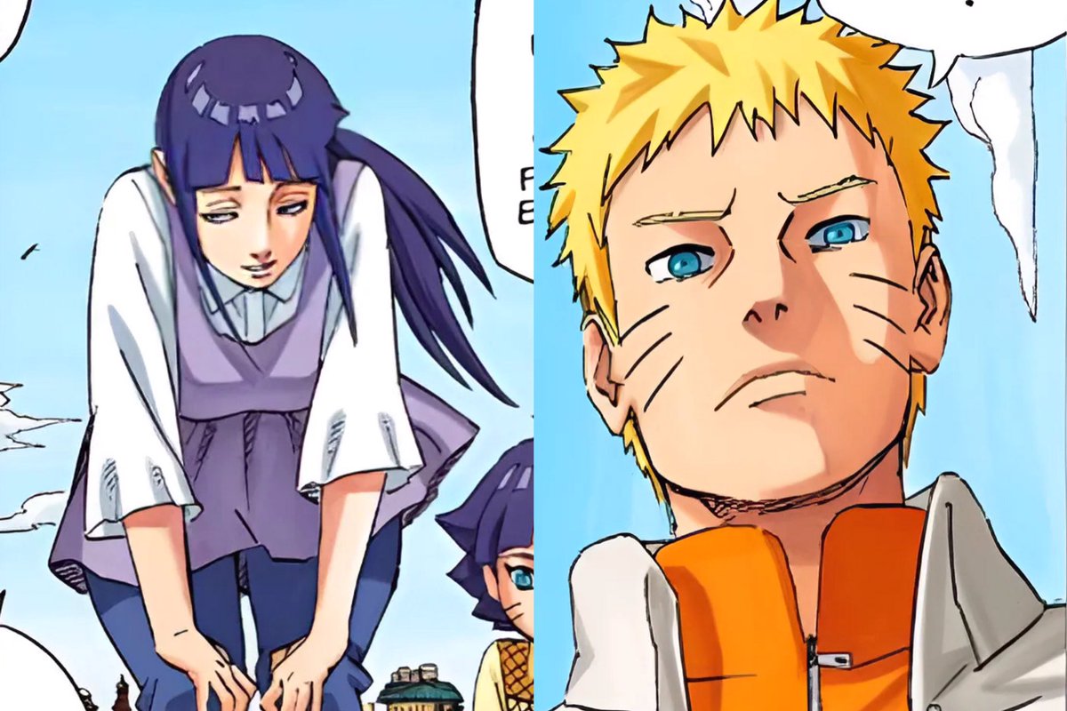 Hinata and Naruto in ch. 700