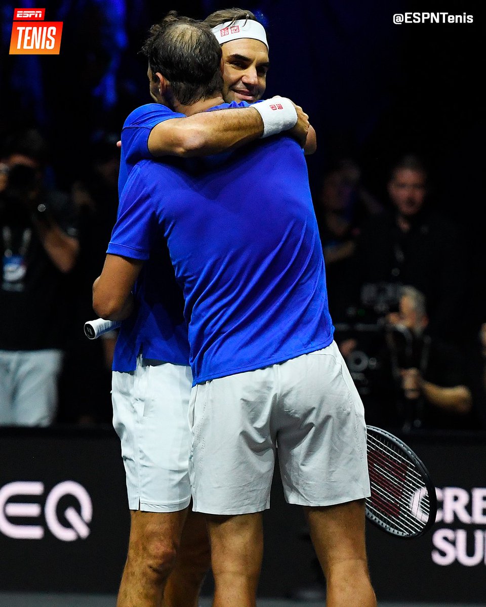 ESPNtenis's tweet photo. “Con el adiós de Roger, una parte de mi vida se ha ido con él”

🗣️ Rafael Nadal https://t.co/km21KiP1nf