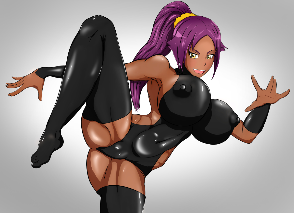 ChamachonK's tweet photo. [R-18] 四楓院夜一 (Yoruichi Shihōin) #practice #おっぱい #yoruichi #BLEACH #ブリーチ #四楓院夜一 #褐色 #ハイキック #Breasts https://t.co/vdEkMuVXuj https://t.co/gFG4weG8CB